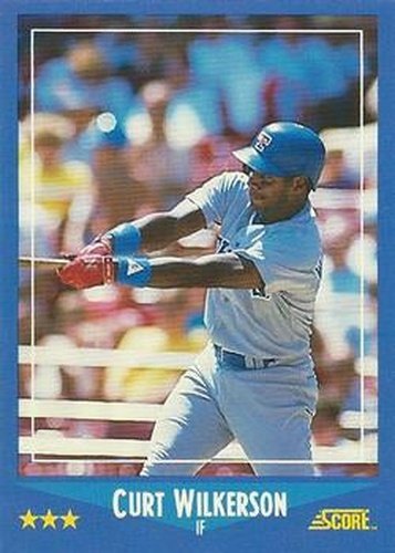 #127 Curt Wilkerson - Texas Rangers - 1988 Score Baseball
