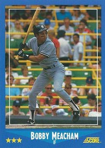 #137 Bobby Meacham - New York Yankees - 1988 Score Baseball