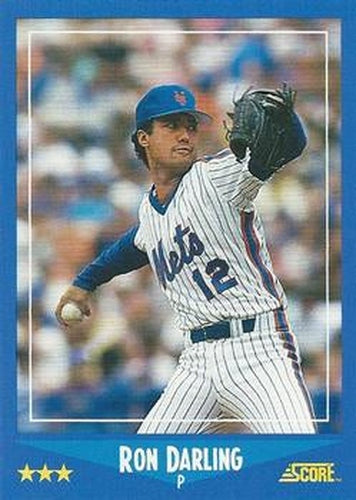 #141 Ron Darling - New York Mets - 1988 Score Baseball