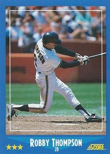 #146 Robby Thompson - San Francisco Giants - 1988 Score Baseball
