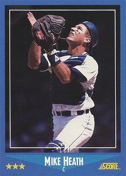 #156 Mike Heath - Detroit Tigers - 1988 Score Baseball