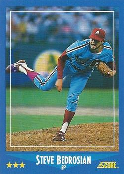 #161 Steve Bedrosian - Philadelphia Phillies - 1988 Score Baseball
