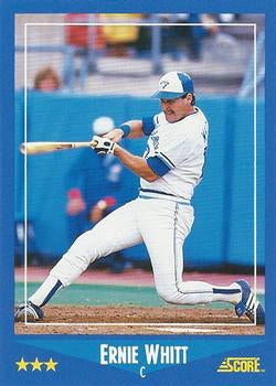 #168 Ernie Whitt - Toronto Blue Jays - 1988 Score Baseball