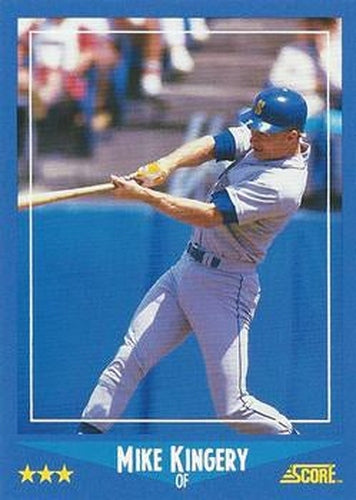 #178 Mike Kingery - Seattle Mariners - 1988 Score Baseball