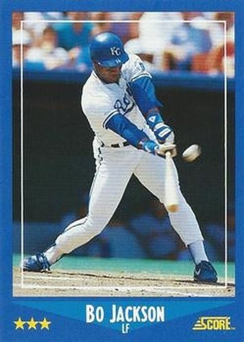 #180 Bo Jackson - Kansas City Royals - 1988 Score Baseball