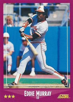 #18 Eddie Murray - Baltimore Orioles - 1988 Score Baseball