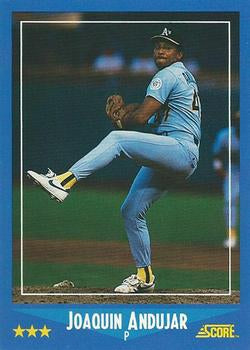 #193 Joaquin Andujar - Oakland Athletics - 1988 Score Baseball