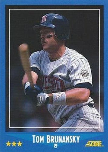 #194 Tom Brunansky - Minnesota Twins - 1988 Score Baseball