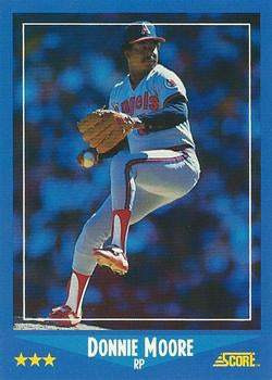 #195 Donnie Moore - California Angels - 1988 Score Baseball