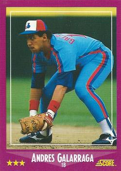 #19 Andres Galarraga - Montreal Expos - 1988 Score Baseball