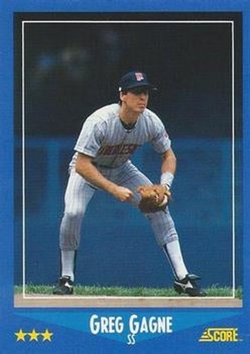 #214 Greg Gagne - Minnesota Twins - 1988 Score Baseball
