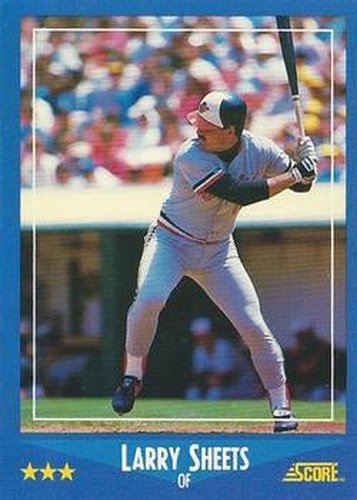 #219 Larry Sheets - Baltimore Orioles - 1988 Score Baseball