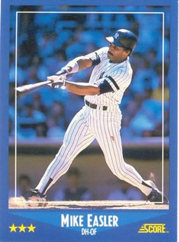 #220 Mike Easler - New York Yankees - 1988 Score Baseball