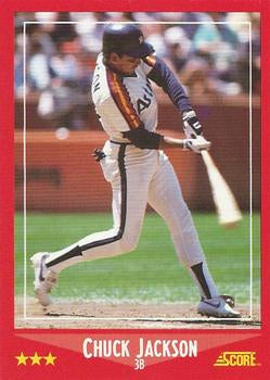 #222 Chuck Jackson - Houston Astros - 1988 Score Baseball