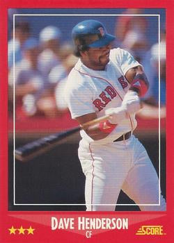 #228 Dave Henderson - San Francisco Giants - 1988 Score Baseball