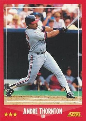 #231 Andre Thornton - Cleveland Indians - 1988 Score Baseball