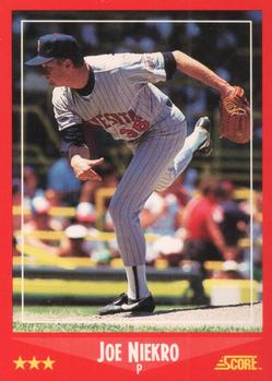 #237 Joe Niekro - Minnesota Twins - 1988 Score Baseball