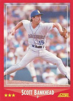 #238 Scott Bankhead - Seattle Mariners - 1988 Score Baseball