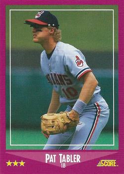 #23 Pat Tabler - Cleveland Indians - 1988 Score Baseball