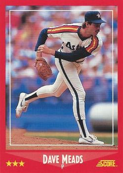 #243 Dave Meads - Houston Astros - 1988 Score Baseball