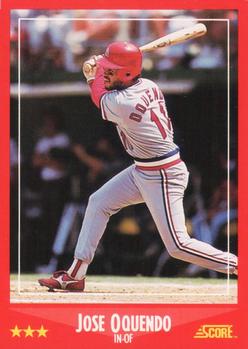 #248 Jose Oquendo - St. Louis Cardinals - 1988 Score Baseball