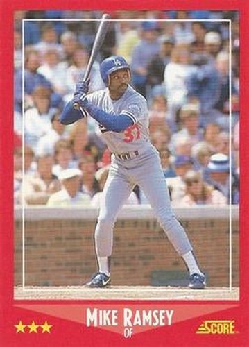 #267 Mike Ramsey - Los Angeles Dodgers - 1988 Score Baseball