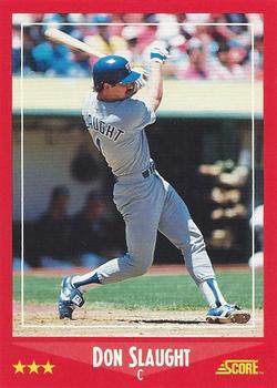 #268 Don Slaught - Texas Rangers - 1988 Score Baseball