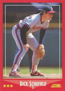 #274 Dick Schofield - California Angels - 1988 Score Baseball