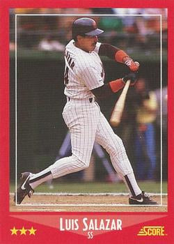 #284 Luis Salazar - San Diego Padres - 1988 Score Baseball