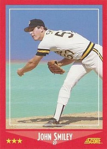 #287 John Smiley - Pittsburgh Pirates - 1988 Score Baseball