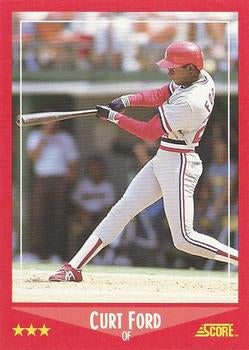 #288 Curt Ford - St. Louis Cardinals - 1988 Score Baseball