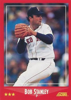 #300 Bob Stanley - Boston Red Sox - 1988 Score Baseball