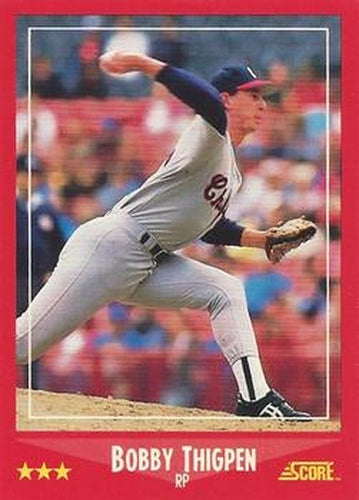 #307 Bobby Thigpen - Chicago White Sox - 1988 Score Baseball