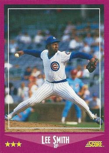 #31 Lee Smith - Chicago Cubs - 1988 Score Baseball