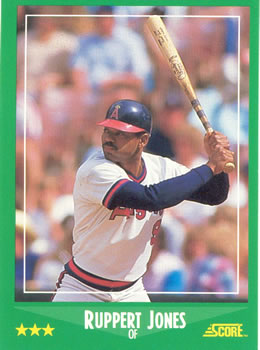 #333 Ruppert Jones - California Angels - 1988 Score Baseball
