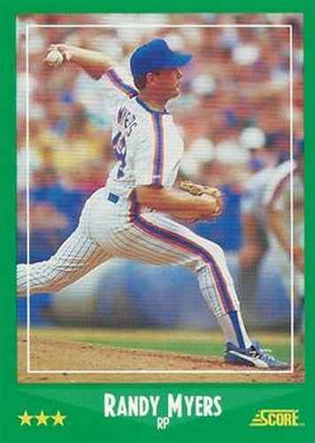 #336 Randy Myers - New York Mets - 1988 Score Baseball
