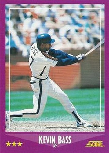 #33 Kevin Bass - Houston Astros - 1988 Score Baseball