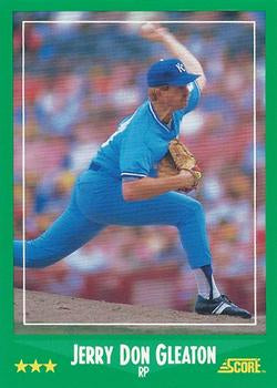#343 Jerry Don Gleaton - Kansas City Royals - 1988 Score Baseball