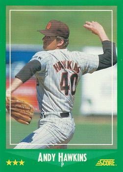 #347 Andy Hawkins - San Diego Padres - 1988 Score Baseball