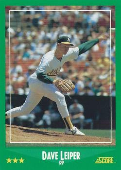 #348 Dave Leiper - San Diego Padres - 1988 Score Baseball
