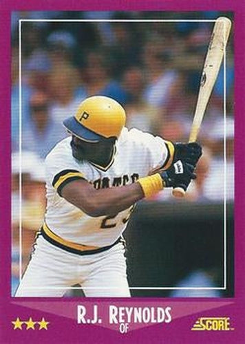 #34 R.J. Reynolds - Pittsburgh Pirates - 1988 Score Baseball