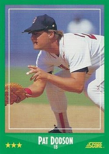 #352 Pat Dodson - Boston Red Sox - 1988 Score Baseball
