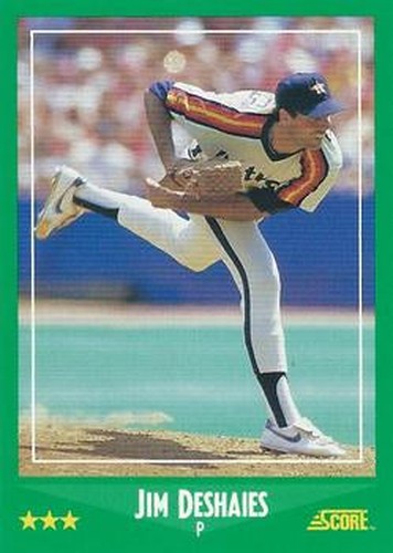 #354 Jim Deshaies - Houston Astros - 1988 Score Baseball