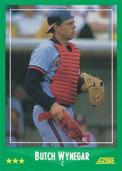 #355 Butch Wynegar - California Angels - 1988 Score Baseball
