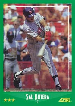 #361 Sal Butera - Minnesota Twins - 1988 Score Baseball