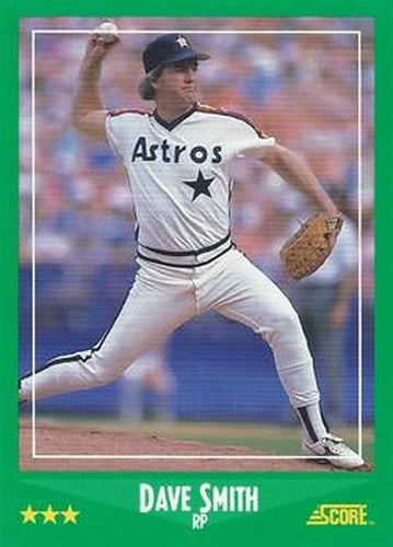 #365 Dave Smith - Houston Astros - 1988 Score Baseball