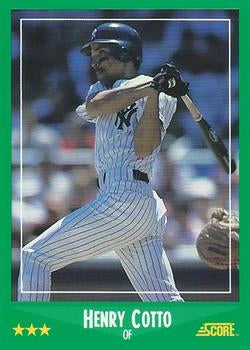 #368 Henry Cotto - New York Yankees - 1988 Score Baseball