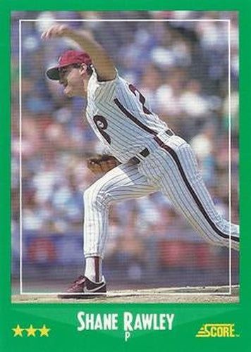 #375 Shane Rawley - Philadelphia Phillies - 1988 Score Baseball