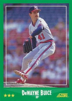 #376 DeWayne Buice - California Angels - 1988 Score Baseball