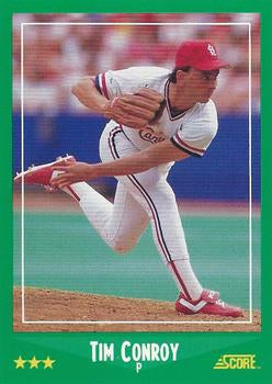 #384 Tim Conroy - St. Louis Cardinals - 1988 Score Baseball